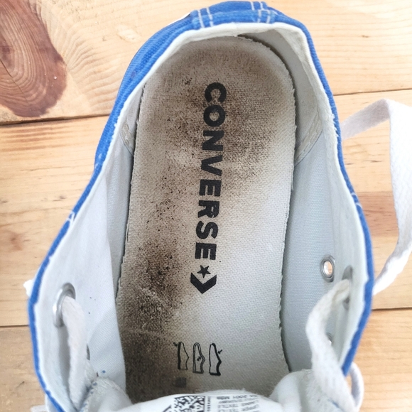 Converse All Star Chuck Taylor Blue Sneakers Low Top Canvas Shoes Women's Size 6 - Picture 11 of 12